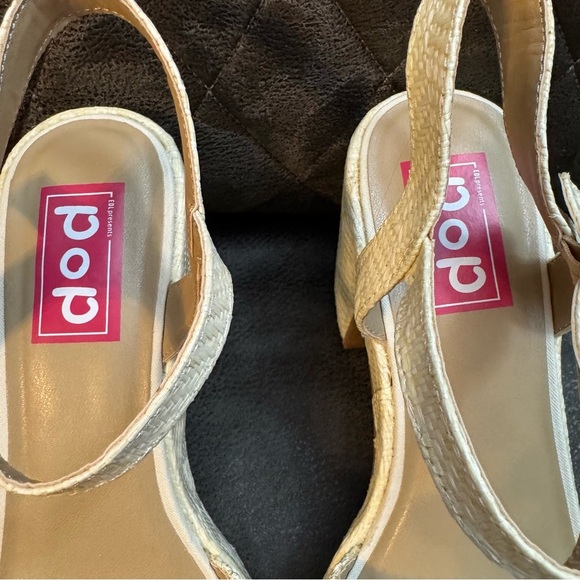 BNWT Pop Applaud Natural Strap Sandals with Heels Size 11 - Picture 4 of 8